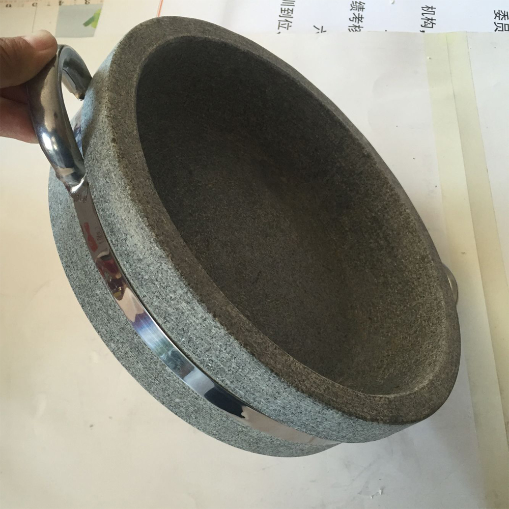 China Korean Stone Roast Pan Mix Rice Stone Bowl Processing