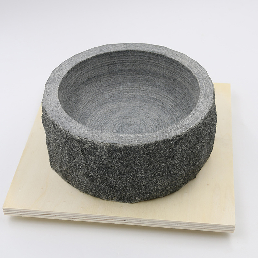 Eco Friendly Natural Stone Pot Korean Cooking Ware, Grey Granite Pots from  China 