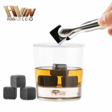 Cheap price 9 pcs of Whisky stone and high quantity whisky cube stone