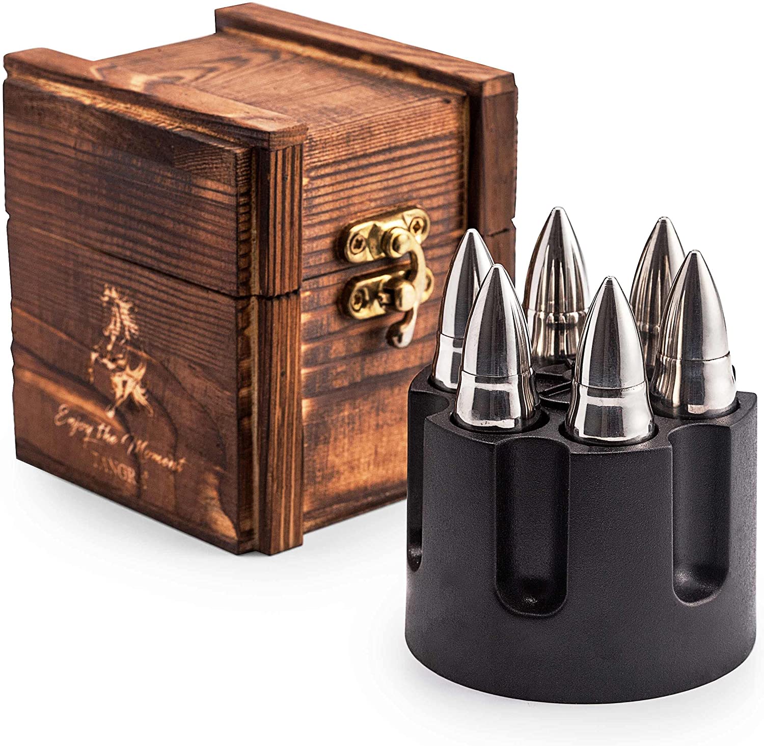 Whiskey Stones Bullets with High Cooling Technology - Stainless Steel –  SHANULKA Home Decor