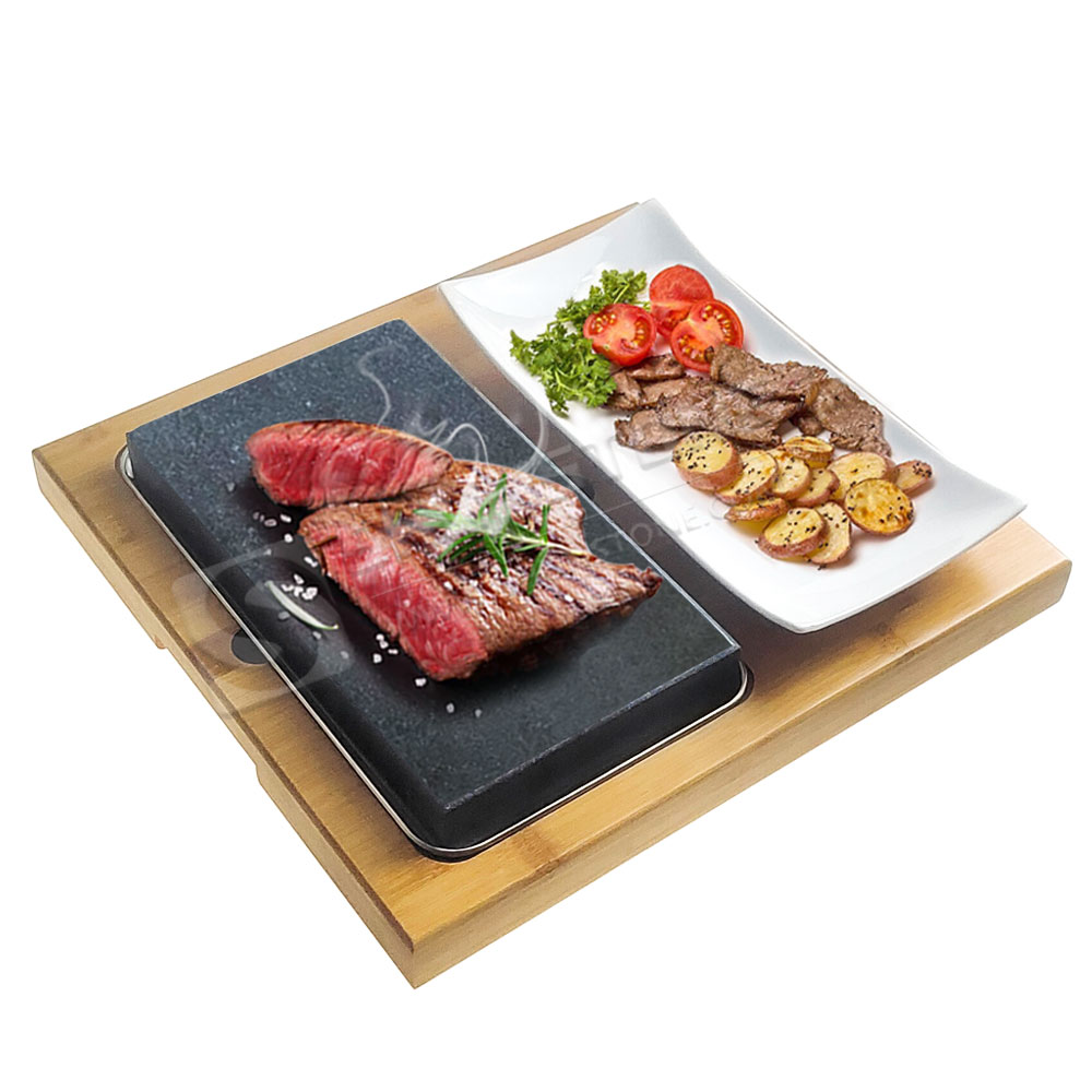 Lava Sizzling Steak Plate/Cheapeast Steak Stone Set Metal Stainless  Material and Cooking Oven Accessories Granite Cookware Sets - China Steak  Stones and Steak Stone price