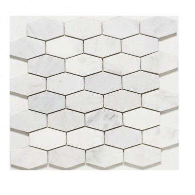 Wholesale Dealers of Stone Arts -
 High Quality White Marble Mosaic Carrara Marble Polished Mosaic Tiles for Backsplash ,Marble bathroom floor tiles  – Shunstone