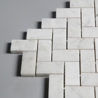 China-Factory-Carrara-Marble-Mosaic-Bathroom-Herringbone (1)