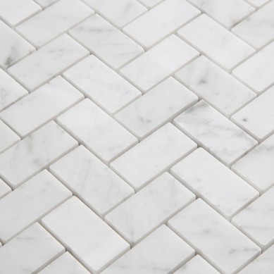 China-Factory-Carrara-Marble-Mosaic-Bathroom-Herringbone (2)