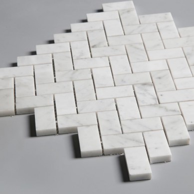 China-Factory-Carrara-Marble-Mosaic-Bathroom-Herringbone (3)