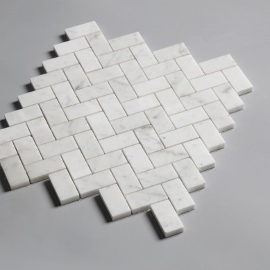 China-Factory-Carrara-Marble-Mosaic-Bathroom-Herringbone (4)