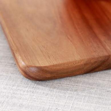 Natural Eco Friendly Acacia Wooden Kitchen Cutting Board with Handle