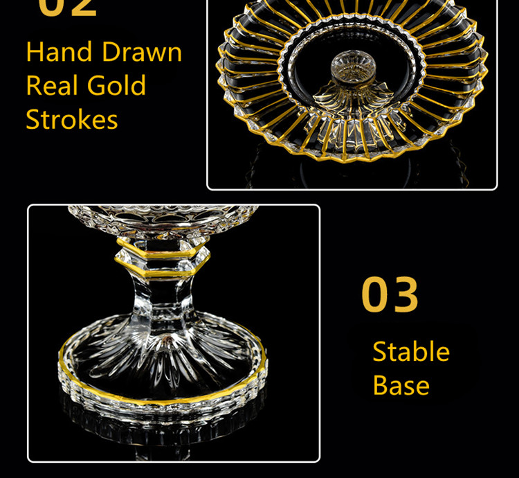 gold rim glassware13