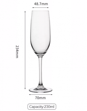 Custom Lead Free Crystal Clear Wine Glass White Red Wine Brandy Whiskey Champagne Glass Set Goblet With Long Stem For Restaurant